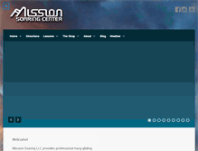Tablet Screenshot of hang-gliding.com
